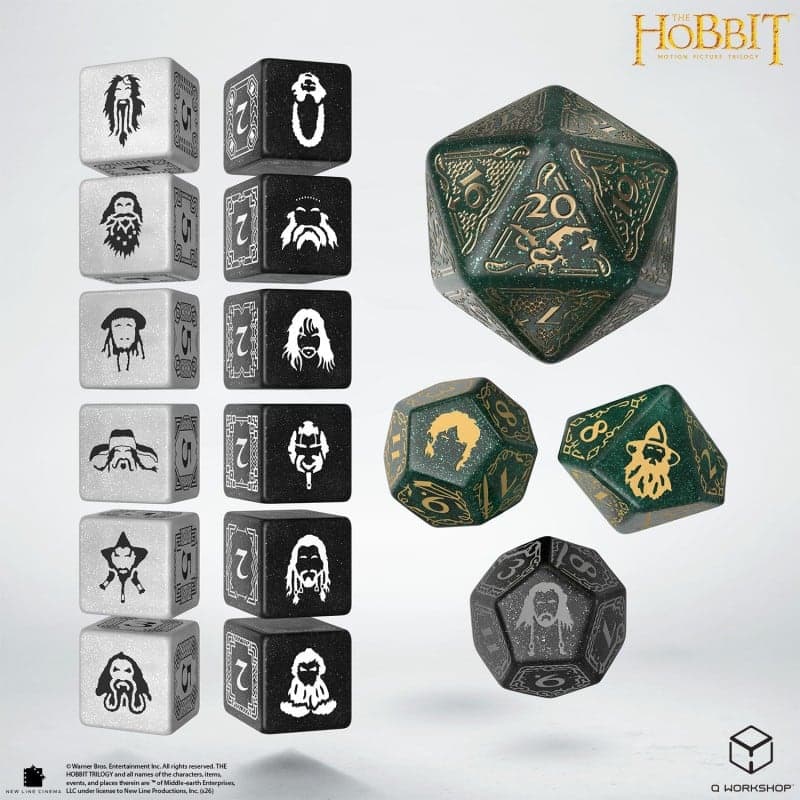 The Hobbit TCG Dice Set — Verdant Grove